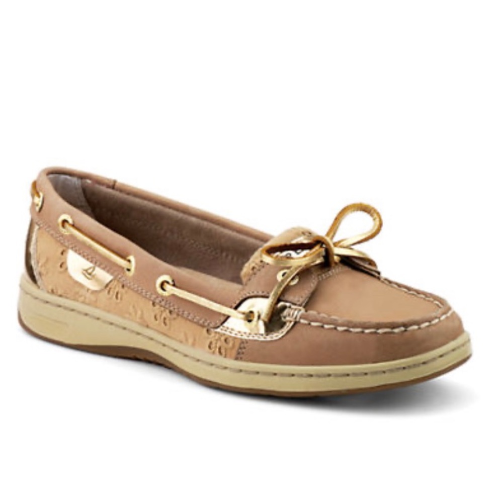 🌸 SPERRY Top-Sider Angelfish Linen Eyelet boat